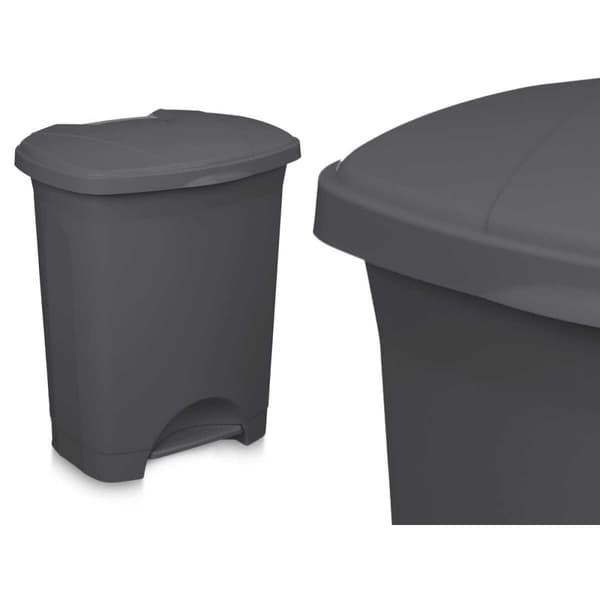 Pedalhink Antracitgrå Plast 30 L (4 antal)