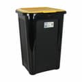 Miniatyrbillede 2 af 2: Skraldespand Tontarelli Coverline Gul 44 L Sort 38,5 x 34,5 x 54,5 cm (6 enheder)