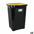 Miniatyrbillede 1 af 2: Skraldespand Tontarelli Coverline Gul 44 L Sort 38,5 x 34,5 x 54,5 cm (6 enheder)