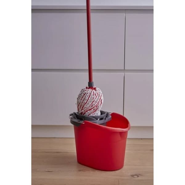 Gulvmoppe Vileda Microfibre And Power Rød Mikrofiber (1 enheder)