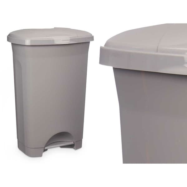 Pedal Grå Plast 50 L (3 enheter)