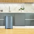 Miniatyrbilde 3 av 4: Søppelbøtte Kitchen Move Grå Rustfritt stål 50 L