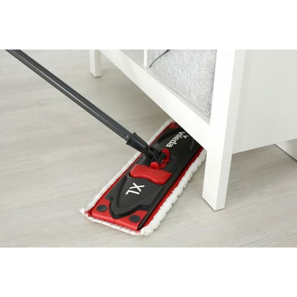 Mop with Bucket Vileda Ultramat Turbo XL Musta Punainen Mikrokuitu