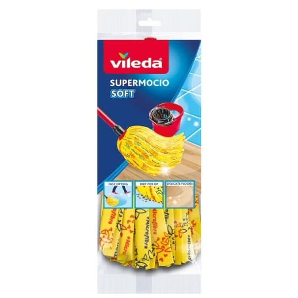 Mopp Vileda Supermocio Soft Keltainen Musta