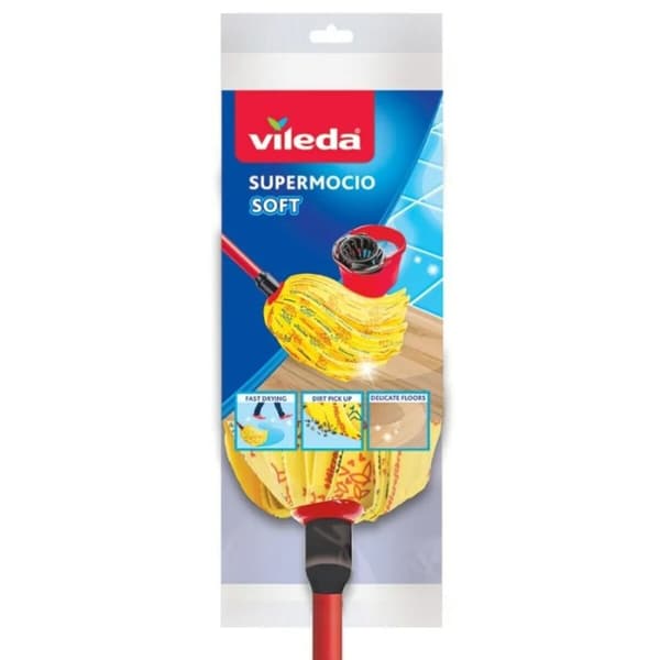 Mopp Vileda Supermocio Soft Keltainen Musta
