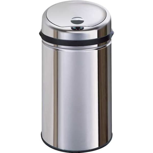 Automatisk papperskorg 30 l krom med hink
