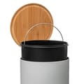 Miniatyrbild 2 av 6: Papperskorg "Bam Modern" 30 liter Lock i bambu Atmosphéra