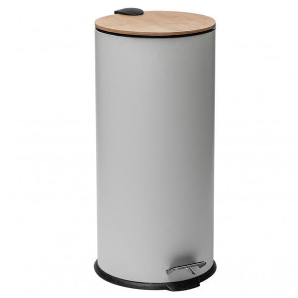 Papperskorg "Bam Modern" 30 liter Lock i bambu Atmosphéra