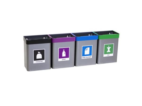 Avfallsbeholder Urbanus 25L Plast (1 stk.)