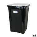 Miniatyrbillede 1 af 2: Skraldespand Tontarelli Coverline Hvid 44 L Sort 38,5 x 34,5 x 54,5 cm (6 enheder)