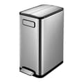 Miniatyrbild 1 av 4: Ecofly Step Bin 45L Matt rostfri papperskorg, EKO 46 x 27,5