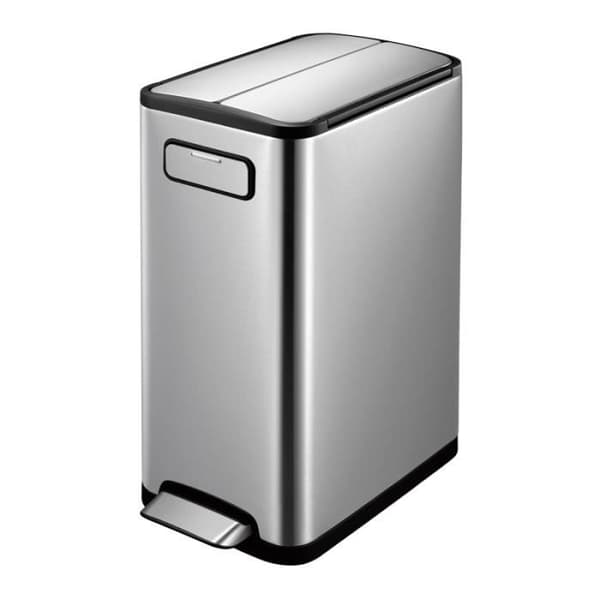 Ecofly Step Bin 45L Matt rostfri papperskorg, EKO 46 x 27,5
