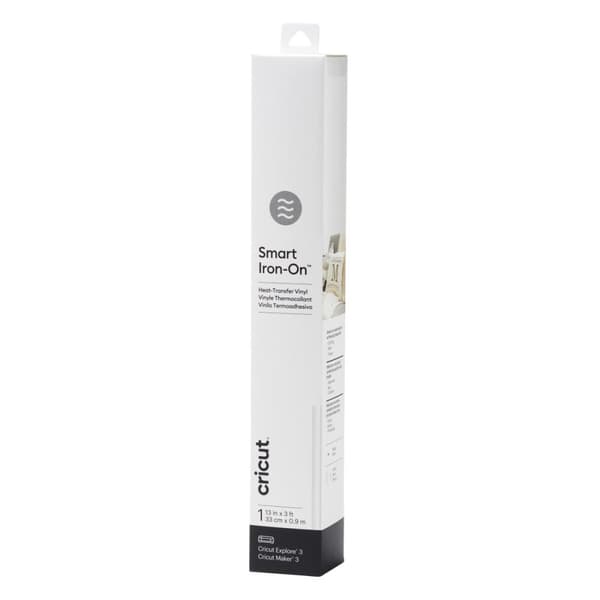 Permanent vinyl för skärplotter Cricut Smart Iron-On Vit