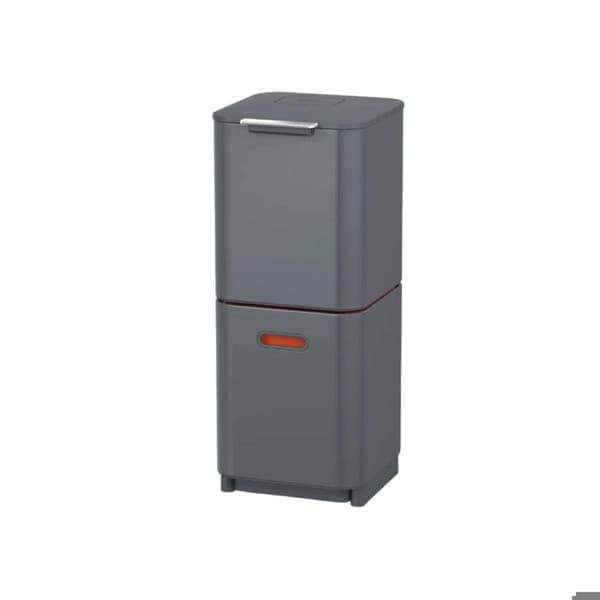 JOSEPH JOSEPH Totem kompakt papperskorg 40 liter grafit