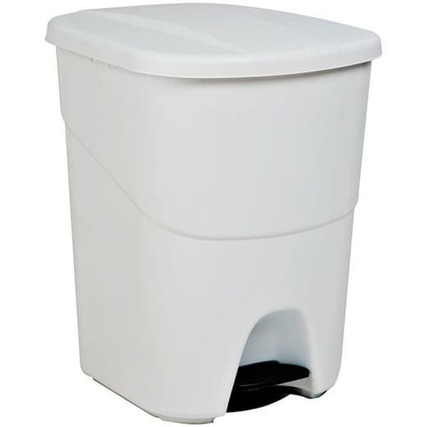 Søppelbøtte Denox 40 L Hvit Plast