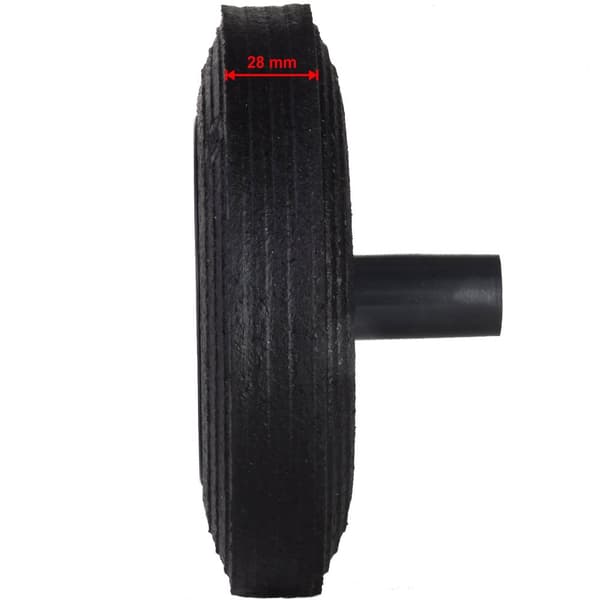 Hjulhjul til gummiaffaldsbeholderens spanddiameter. 200 mm