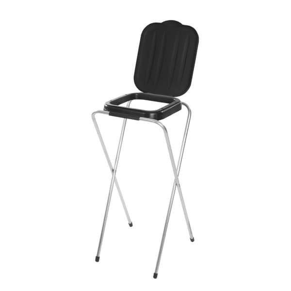 Catering standholder til 120L poser til skrald og affaldssortering, SORT