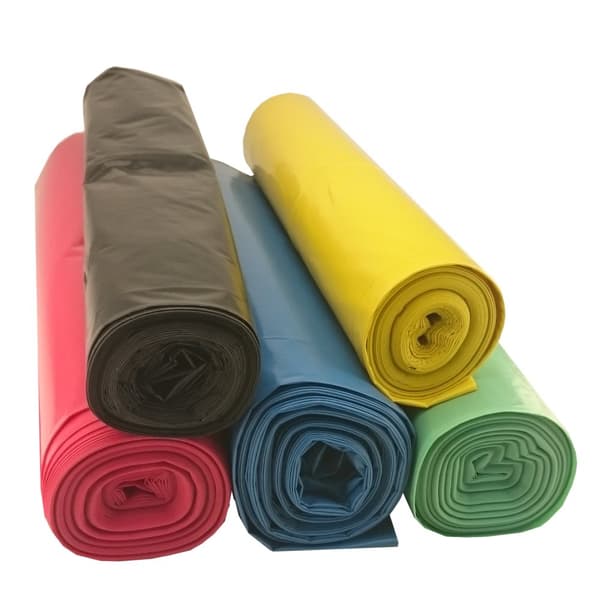 Tykke 50 mikron affaldssække. holdbar rulle 25 stk. - sort 70L