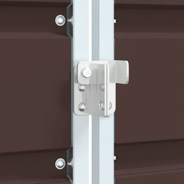 Roskakorin kansi Single Koivu 72x81x115 cm