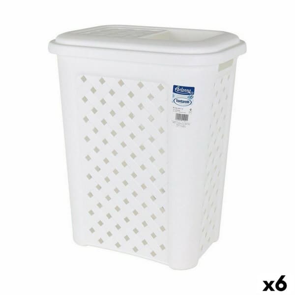 Papirkurv Tontarelli Arianna 30 L Hvid (6 enheder)