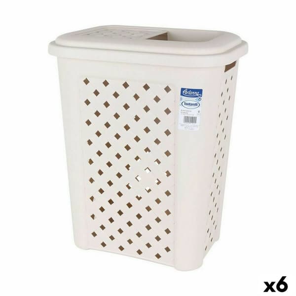 Papirkurv Tontarelli Arianna 30 L Beige (6 enheder)