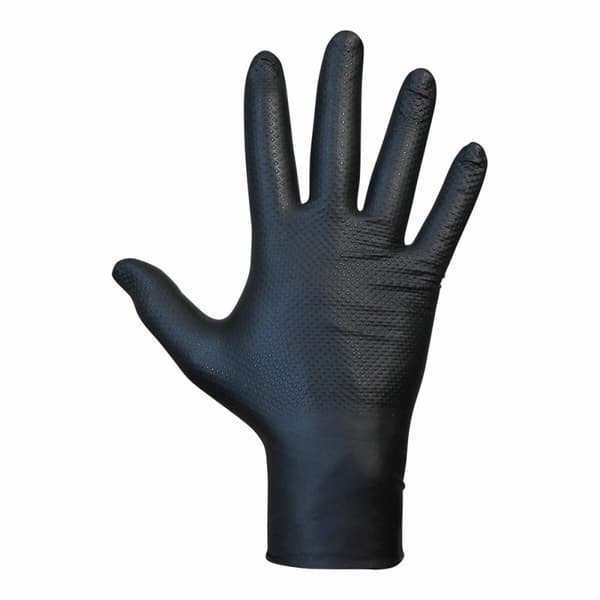 Nitrilhandskar JUBA Agility Grip Svart Dammfria 50 antal - 11
