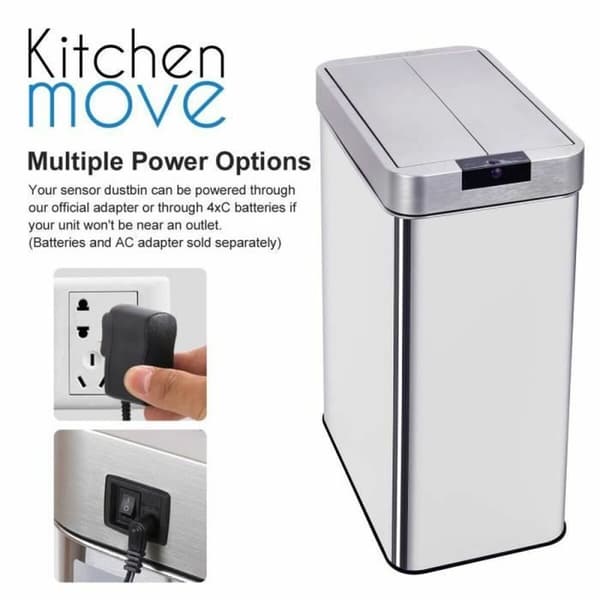 Skraldespand Kitchen Move Grå 60 L
