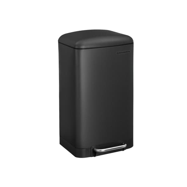 TRASH - Stålpedal Bin - 30L - Softclose - Airproof - Svart