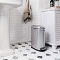 Miniatyrbild 3 av 7: TRASH - Stålpedal Bin - 10 L - Softclose - Silver