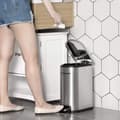 Miniatyrbild 4 av 7: TRASH - Stålpedal Bin - 10 L - Softclose - Silver