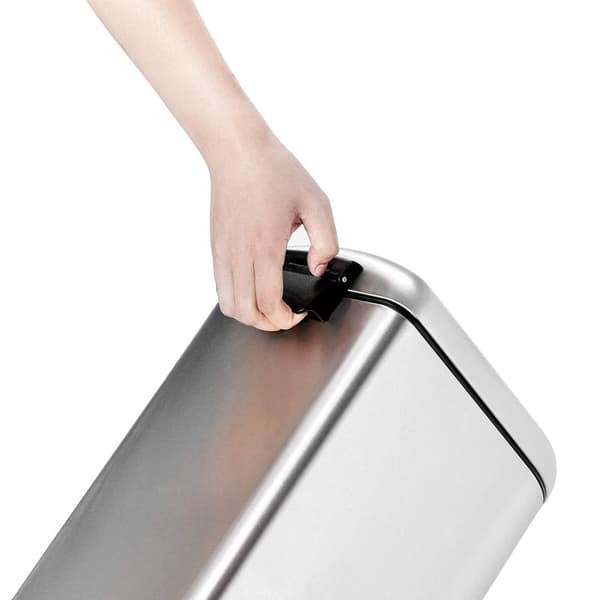 TRASH - Stålpedal Bin - 10 L - Softclose - Silver