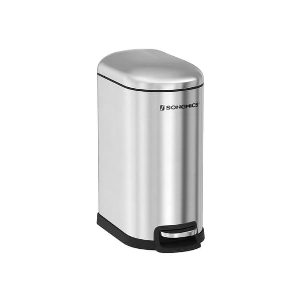 TRASH - Stålpedal Bin - 10 L - Softclose - Silver