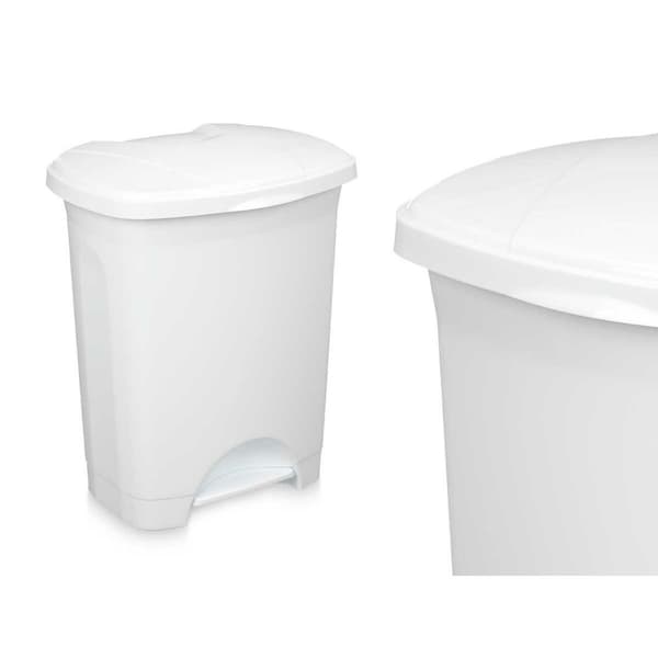 Pedalhink Vit Plast 30 L (4 antal)