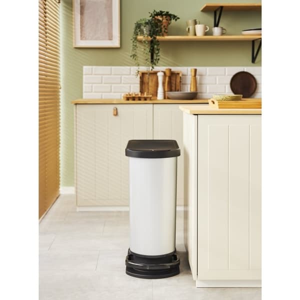 Rotho Paso Pedalspand 50L Sølv/Metallic
