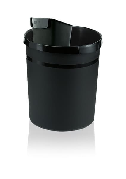 HAN HA-18190-13 Pappershållare 18 liter med 2 greppkanter Svart