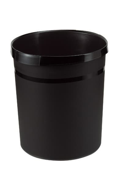 HAN HA-18190-13 Pappershållare 18 liter med 2 greppkanter Svart