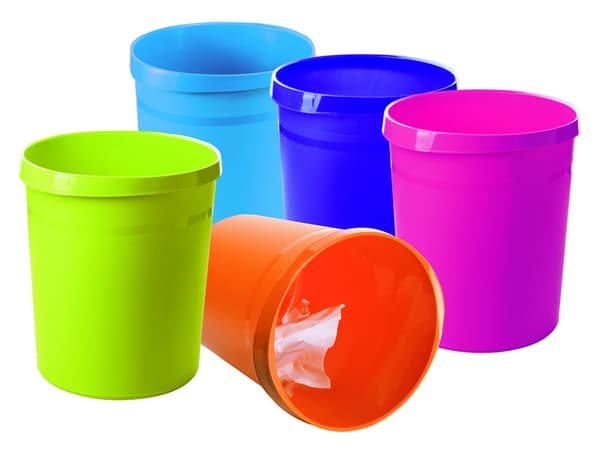 HAN HA-18190-54 Grip papirbeholder 18 liter med 2 gribekanter Trendfarve Lyseblå