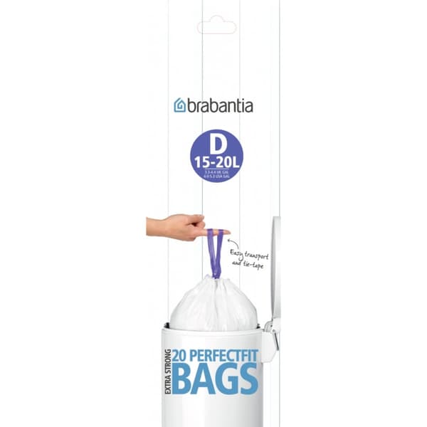 Brabantia PerfectFit Avfallspåse D 15-20L 20 Styck