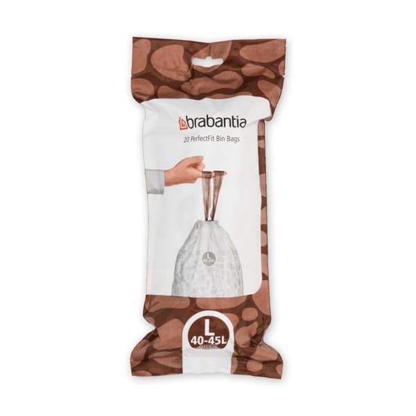 Brabantia PerfectFit Avfallspåse Kod L 45L 20 Styck