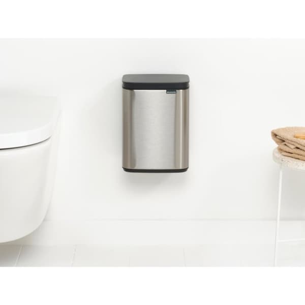 Brabantia Bo Affaldsbeholder 4L Mat Stål