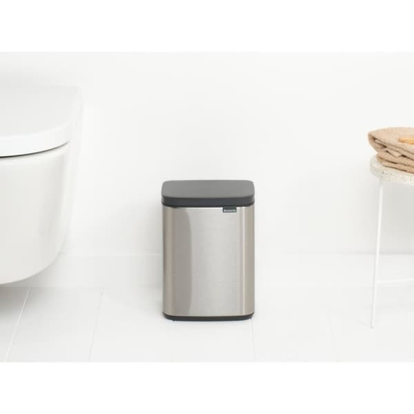 Brabantia Bo Affaldsbeholder 4L Mat Stål