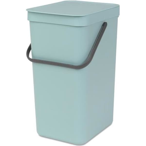 BRABANTIA Avfallskärl Sort &amp; Go 16 L mint