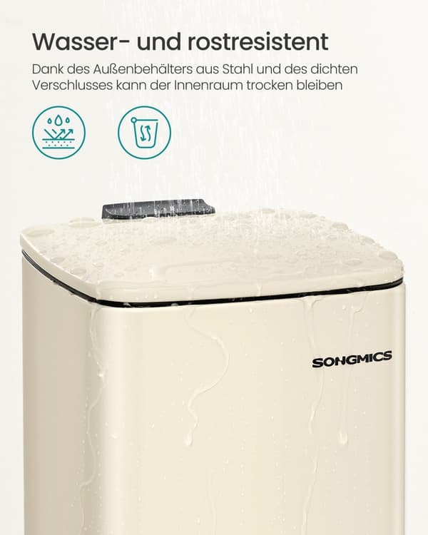 Kosmetisk hink - 6 liter - zandbeige