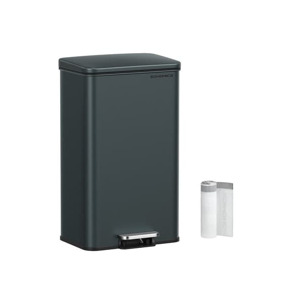 Køkken Prullen Bin - Med låg - 40 liter - Antracit Gray