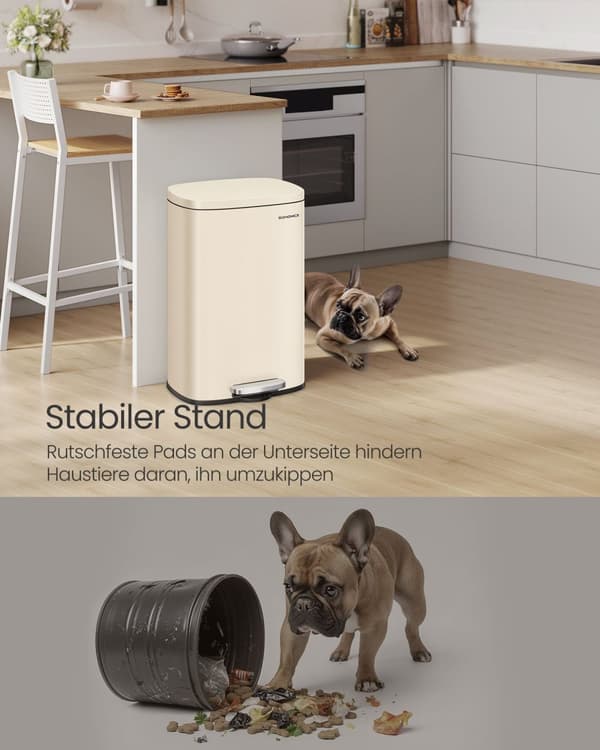 Kök Prullen bin 50 liter zandbeige