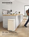 Miniatyrbild 2 av 7: Kök Prullen bin 50 liter zandbeige