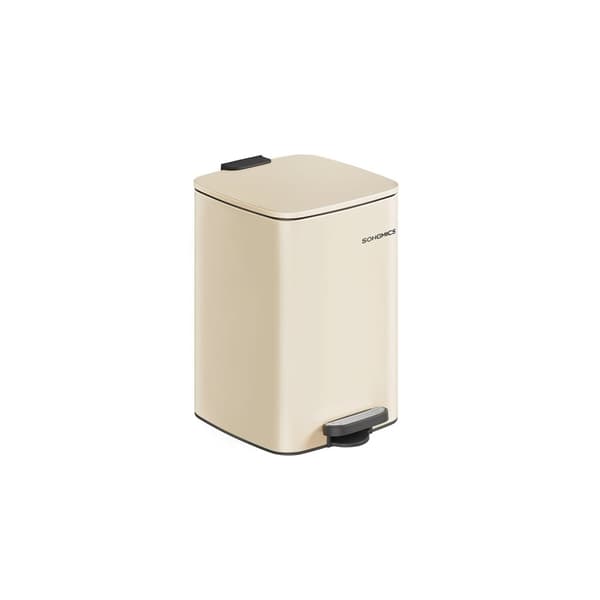 Affalds skraldespand 20 liter stål, sand beige