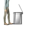 Miniatyrbild 2 av 3: 45l pedalbehållare i rostfritt stål - CW2044 - SIMPLEHUMAN