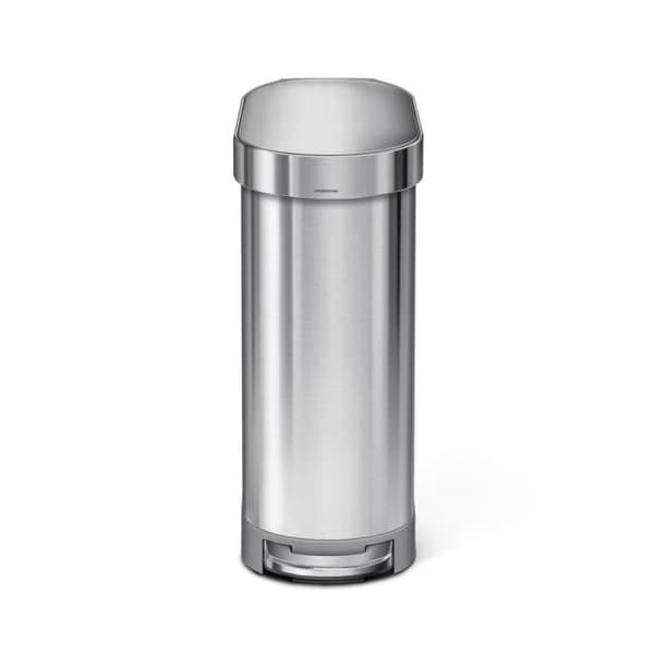 45l pedalbehållare i rostfritt stål - CW2044 - SIMPLEHUMAN