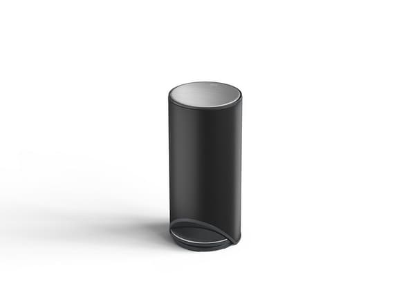 JJ-rund fritstående kurv, 30l. Carbon Black Arc